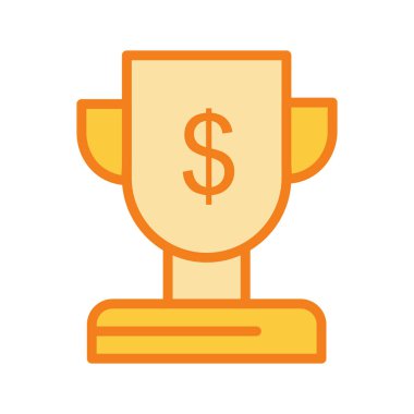 Ödül simgesi soyut bir grupta izole edildi