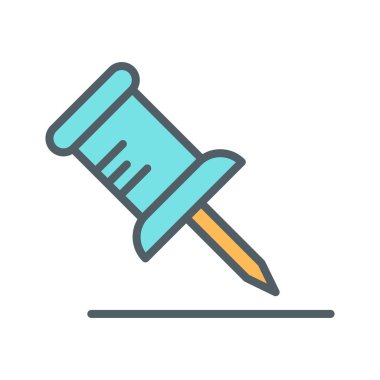 Pin simgesi soyut grupta izole edildi