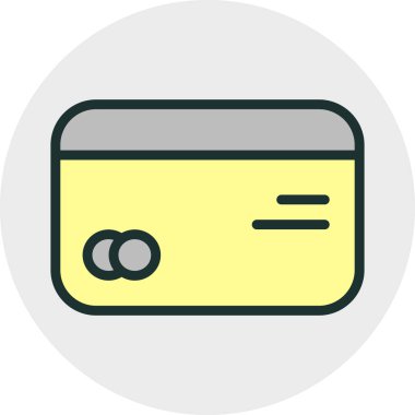 Kartvizit simgesi soyut arkaplanda izole edildi