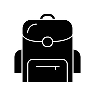 Soyut arkaplanda torba simgesi izole edildi