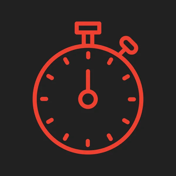 Stop Watch Icon Isolated Abstract Backgroun — ストックベクタ