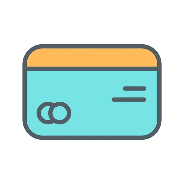 Business Card Icon Isolated Abstract Backgroun — ストックベクタ