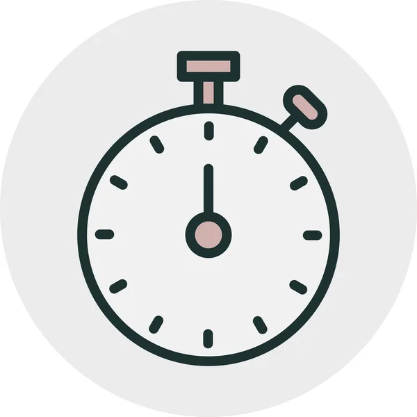 Stop Watch icon isolated on abstract background — ストックベクタ