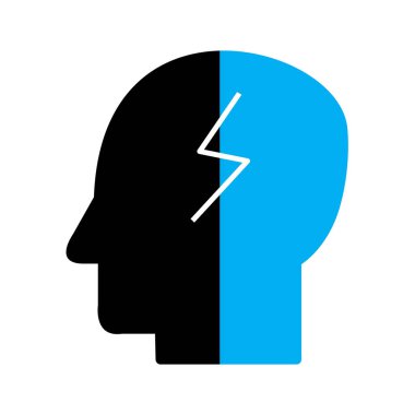 soyut arkaplanda çalışan zihin simgesi izole edildi