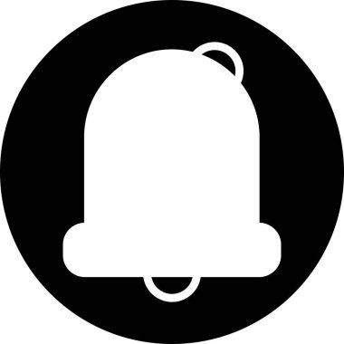 Soyut arkaplanda alarm simgesi izole edildi