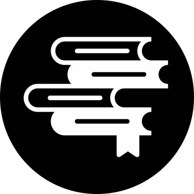 Soyut arkaplanda kitap simgesi izole edildi