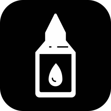 Yapıştırıcı simgesi soyut arkaplanda izole edildi