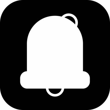 Soyut arkaplanda alarm simgesi izole edildi