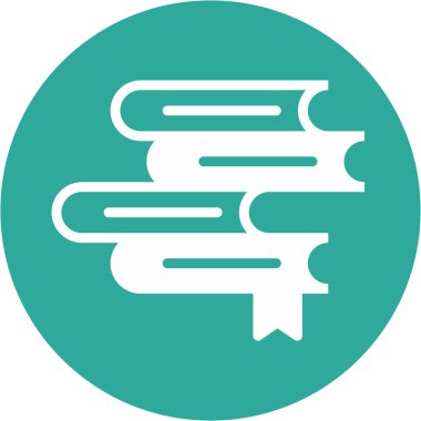 Soyut arkaplanda kitap simgesi izole edildi