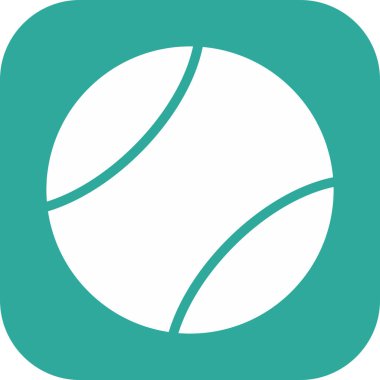 Soyut arkaplanda top simgesi izole edildi