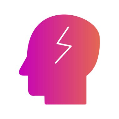 soyut arkaplanda çalışan zihin simgesi izole edildi