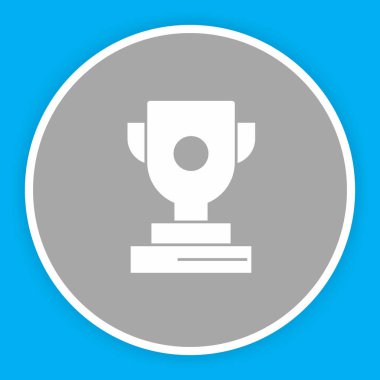 Ödül simgesi soyut arkaplanda izole edildi