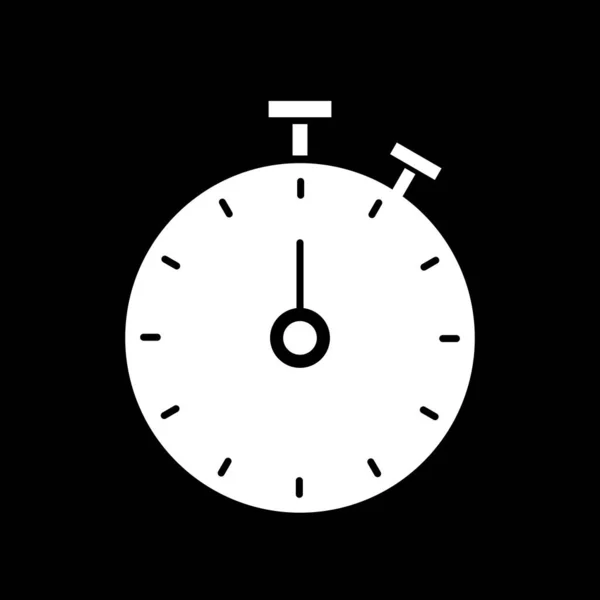 Stop Watch icono aislado sobre fondo abstracto — Vector de stock