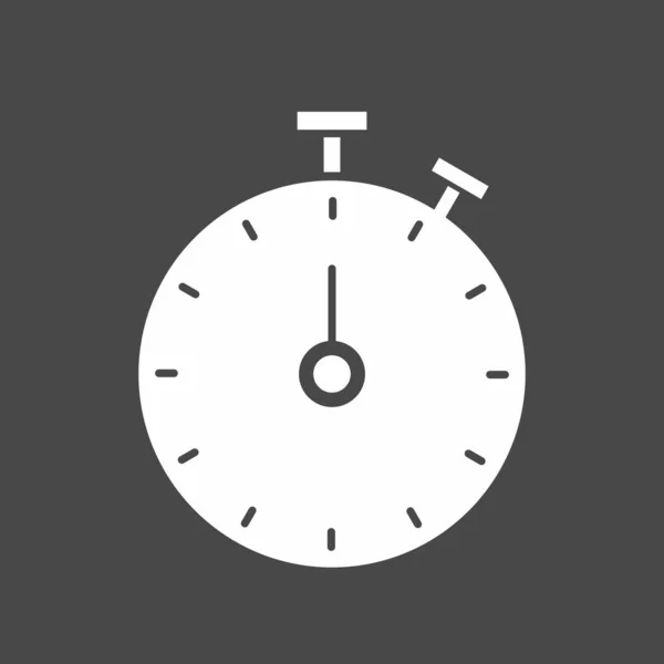 Stop Watch icoon geïsoleerd op abstracte achtergrond — Stockvector