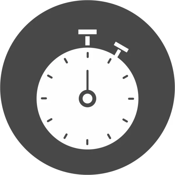 Stop Watch icono aislado sobre fondo abstracto — Archivo Imágenes Vectoriales