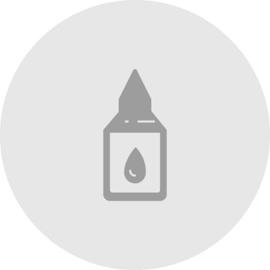 Yapıştırıcı simgesi soyut bir grupta izole edildi