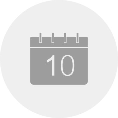 Takvim Simgesi Soyut Arka Gruplamada İzole Edildi