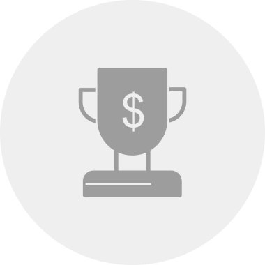 Ödül simgesi soyut bir grupta izole edildi