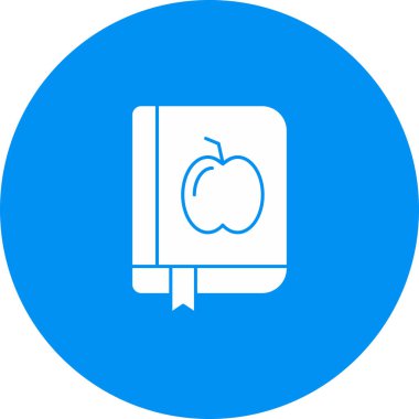 Kitap simgesi soyut arkaplan grubunda izole edildi