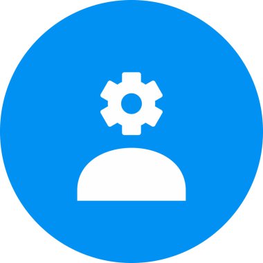 soyut arka grupta izole edilmiş yaratıcı zihin simgesi