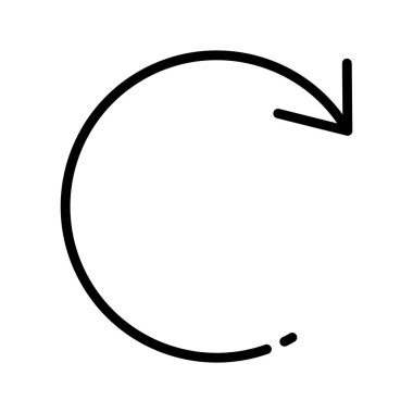 Soyut arkaplanda izole edilmiş simgeyi yeniden başlat