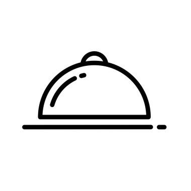 Tabak simgesi soyut arkaplanda izole edildi