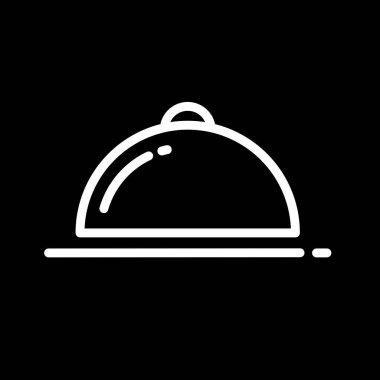 Tabak simgesi soyut arkaplanda izole edildi