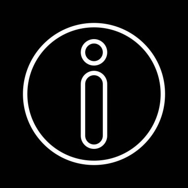 Soyut arkaplanda bilgi simgesi izole edildi