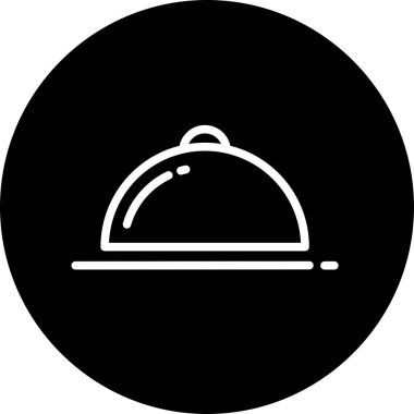 Tabak simgesi soyut arkaplanda izole edildi