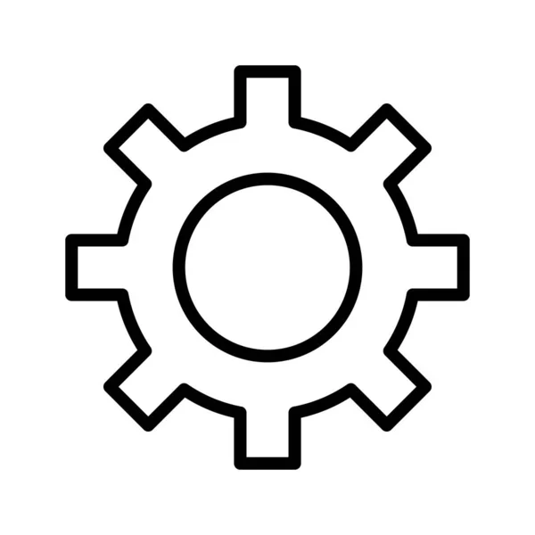 Ícone de configuração isolado no fundo abstrato —  Vetores de Stock