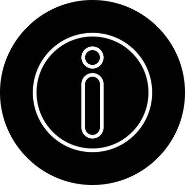 Soyut arkaplanda bilgi simgesi izole edildi