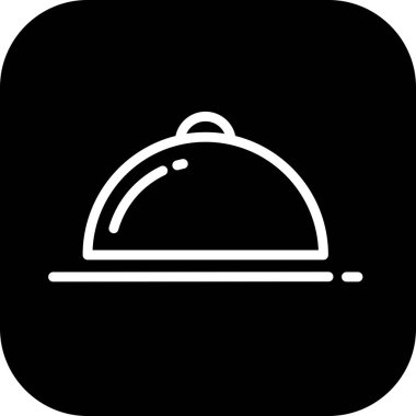 Tabak simgesi soyut arkaplanda izole edildi