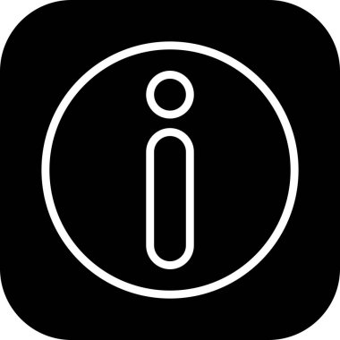 Soyut arkaplanda bilgi simgesi izole edildi