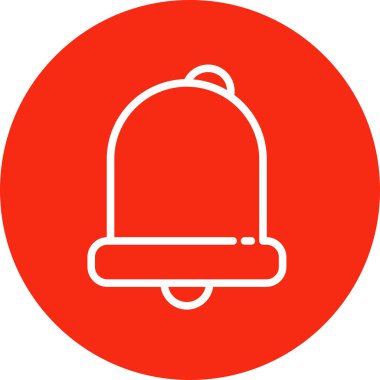 Soyut arkaplanda alarm simgesi izole edildi