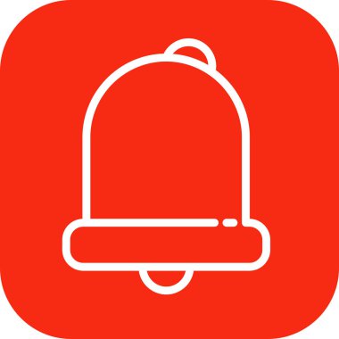 Soyut arkaplanda alarm simgesi izole edildi