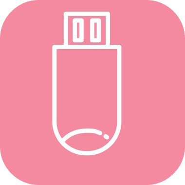 usb simgesi soyut arkaplanda izole edildi