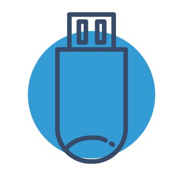 usb simgesi soyut arkaplanda izole edildi