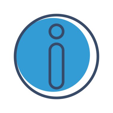 Soyut arkaplanda bilgi simgesi izole edildi