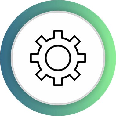 Simge soyut arkaplanda izole ediliyor