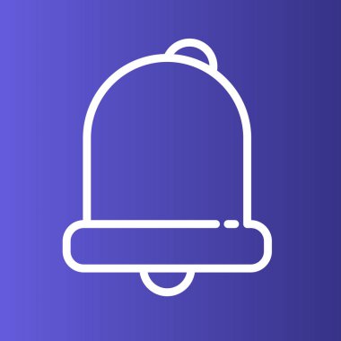 Soyut arkaplanda alarm simgesi izole edildi