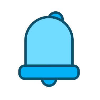 Soyut arkaplanda alarm simgesi izole edildi