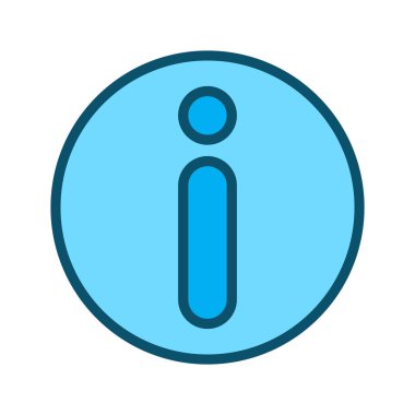 Soyut arkaplanda bilgi simgesi izole edildi