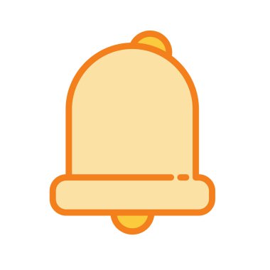 Soyut arkaplanda alarm simgesi izole edildi