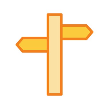 Yönlendirme simgesi soyut arkaplanda izole edildi