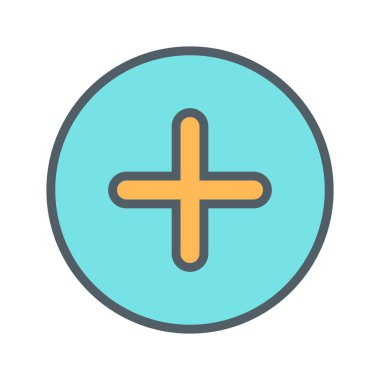 Soyut arkaplanda izole edilmiş simge ekle