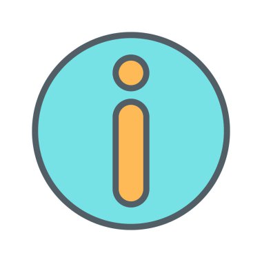 Soyut arkaplanda bilgi simgesi izole edildi