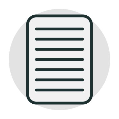  Soyut arkaplanda dosya simgesi izole edildi