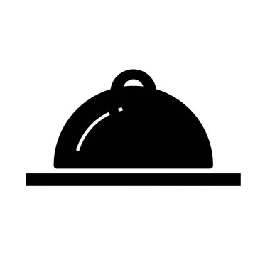 Tabak simgesi soyut arkaplanda izole edildi