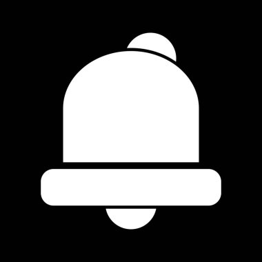 Soyut arkaplanda alarm simgesi izole edildi