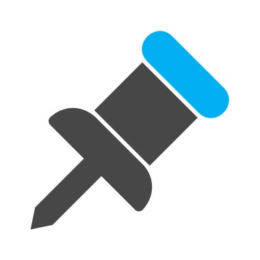 Pin simgesi soyut arkaplanda izole edildi